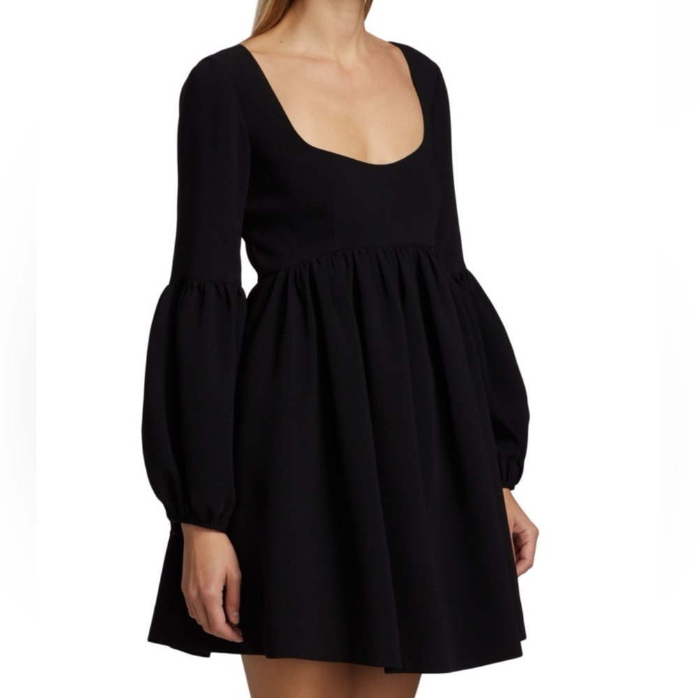 New Cinq à Sept Dorina Long Sleeve Empire Waist Minidress Size 2 - Picture 2 of 13